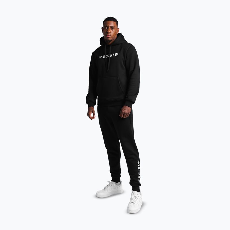 Férfi pulóver BOXRAW A.B.C. Hoodie black 2