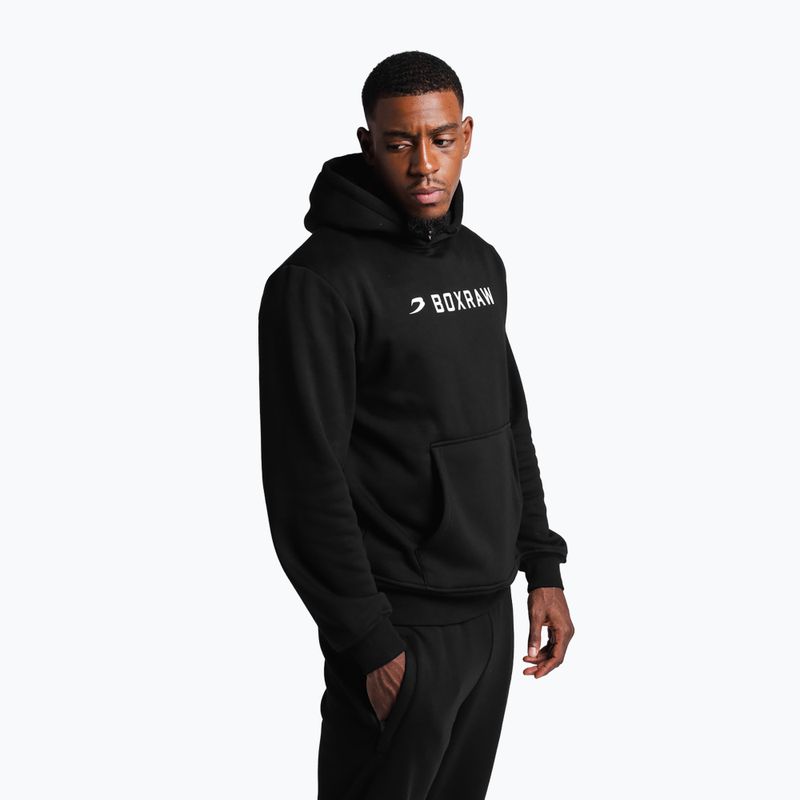 Férfi pulóver BOXRAW A.B.C. Hoodie black 5