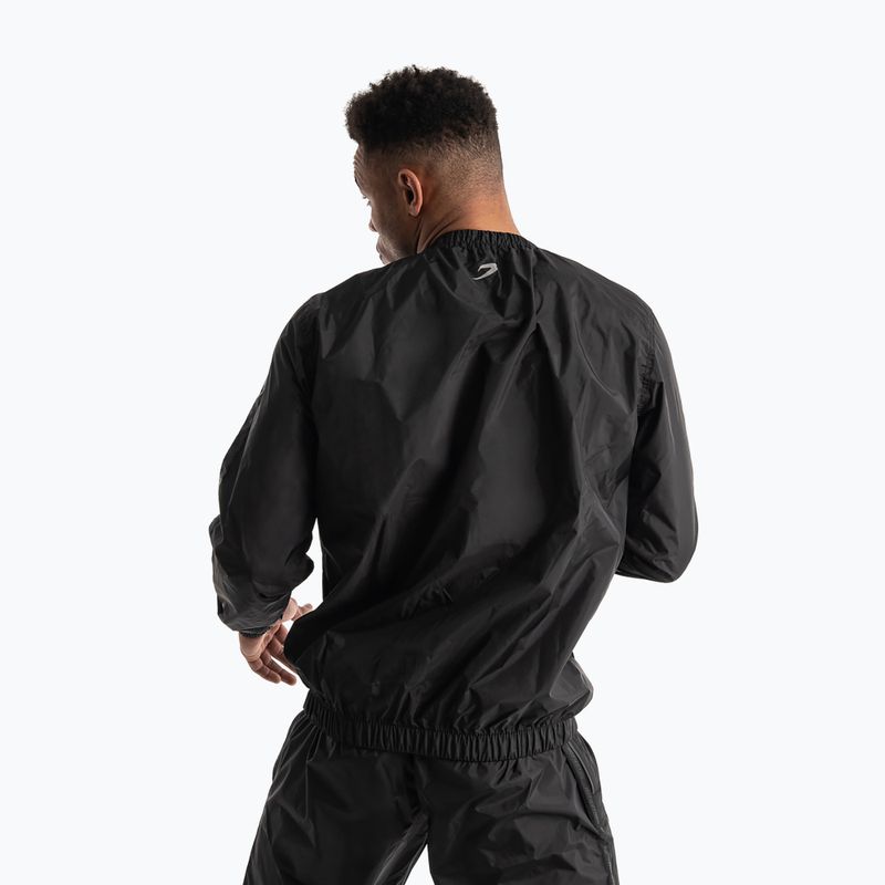 Férfi overál BOXRAW Hagler Sauna Suit 2.0 black 4