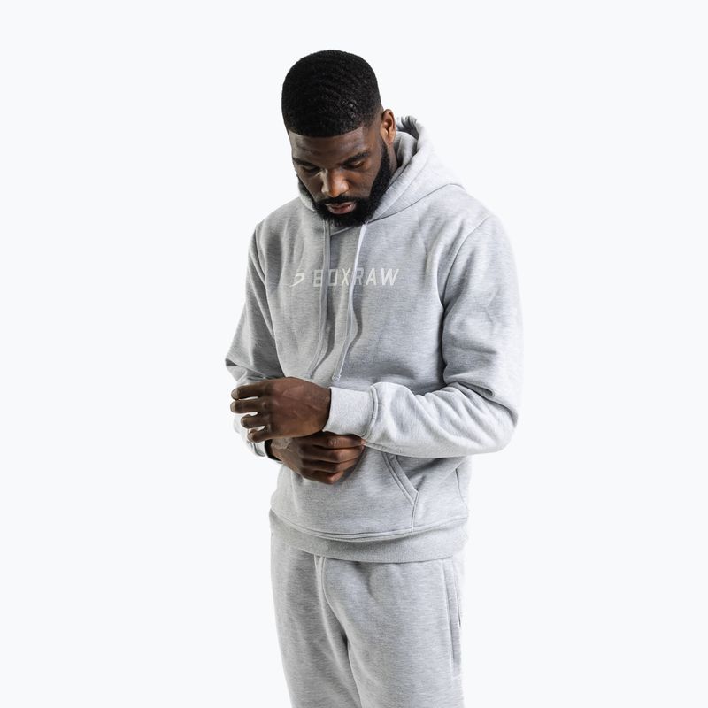 Férfi pulóver Boxraw A.B.C. Hoodie grey 4