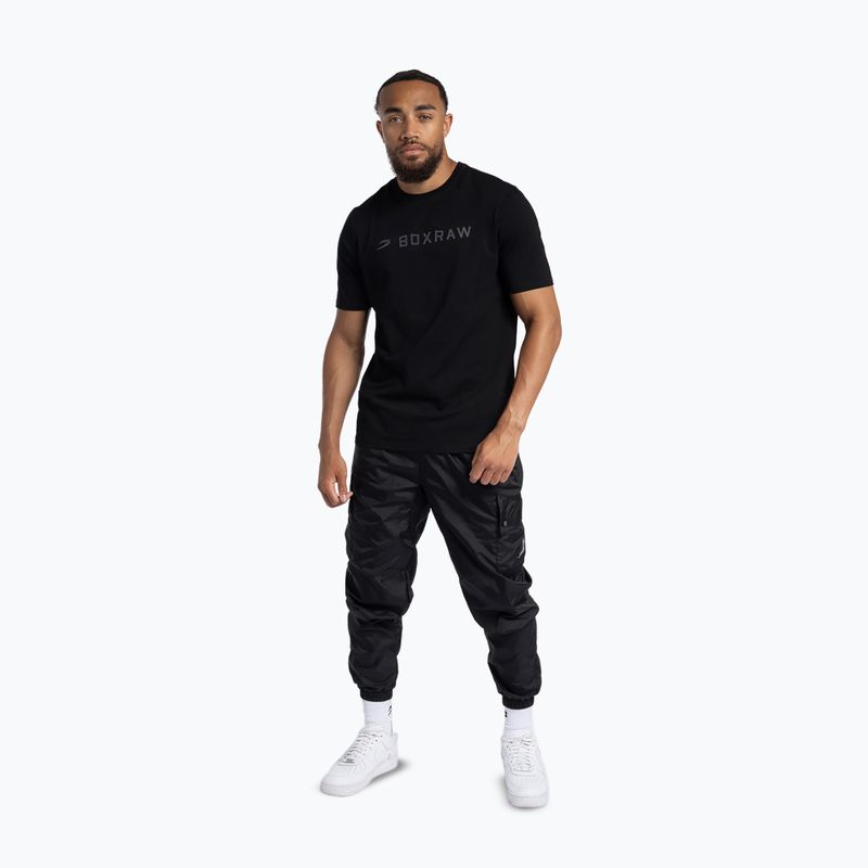 Férfi póló Boxraw A.B.C. black/black 2