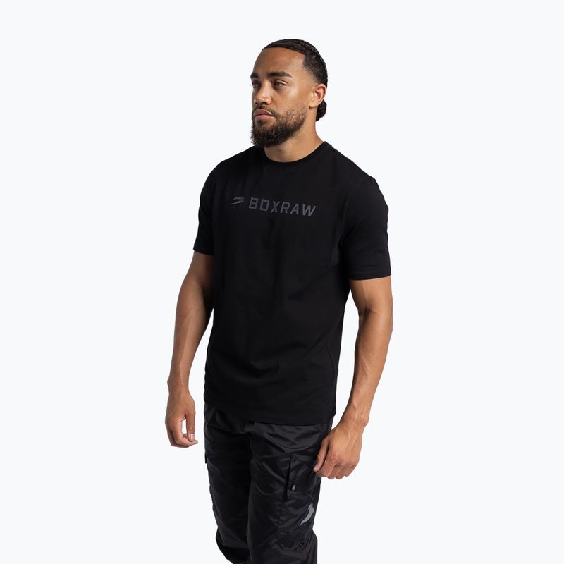 Férfi póló Boxraw A.B.C. black/black 3