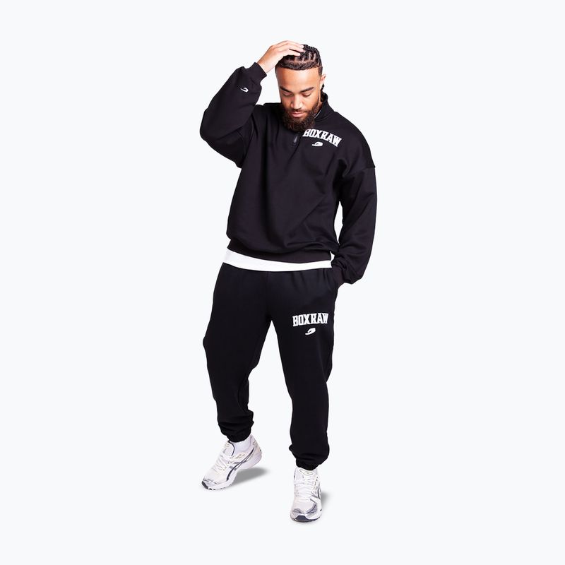 Férfi pulóver BOXRAW East Street 1/4 Zip black 2