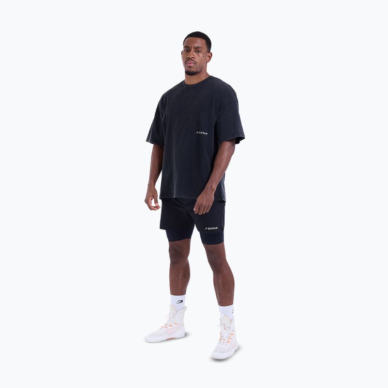 Férfi edző rövidnadrág BOXRAW Sparring Club 2-in-1 black 2
