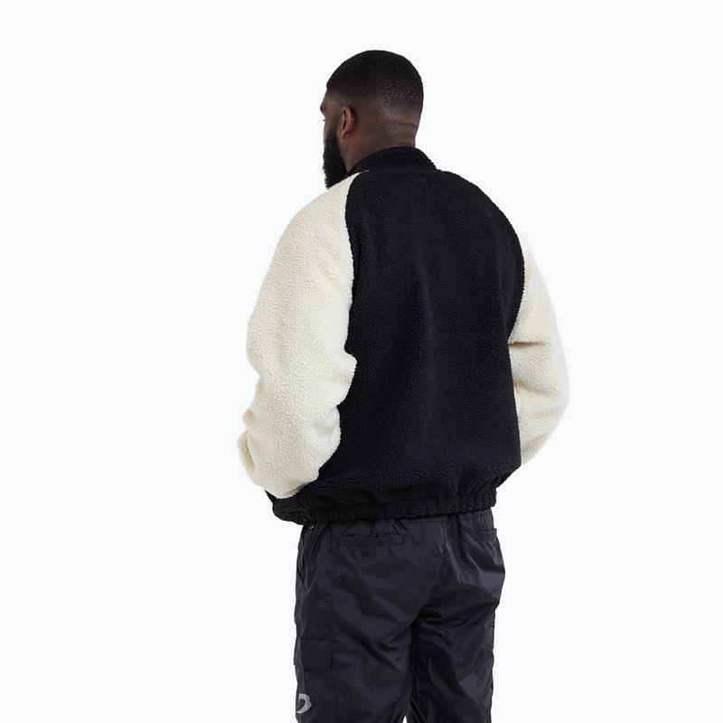Férfi kabát Boxraw Walker Sherpa black/cream 6