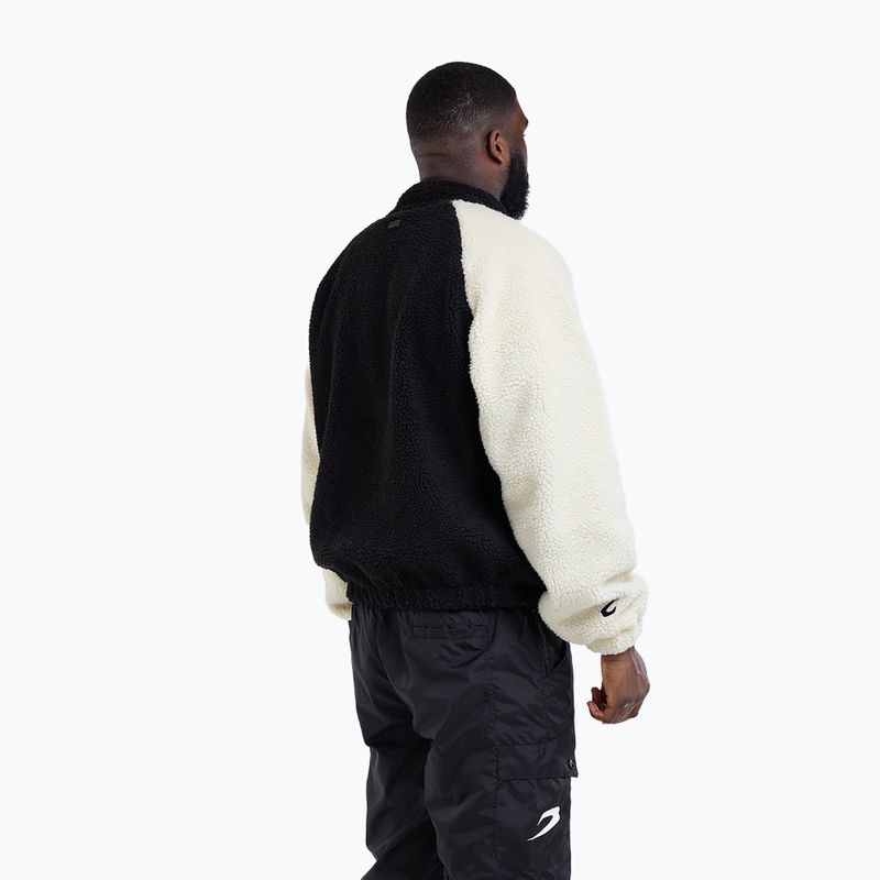 Férfi kabát Boxraw Walker Sherpa black/cream 7