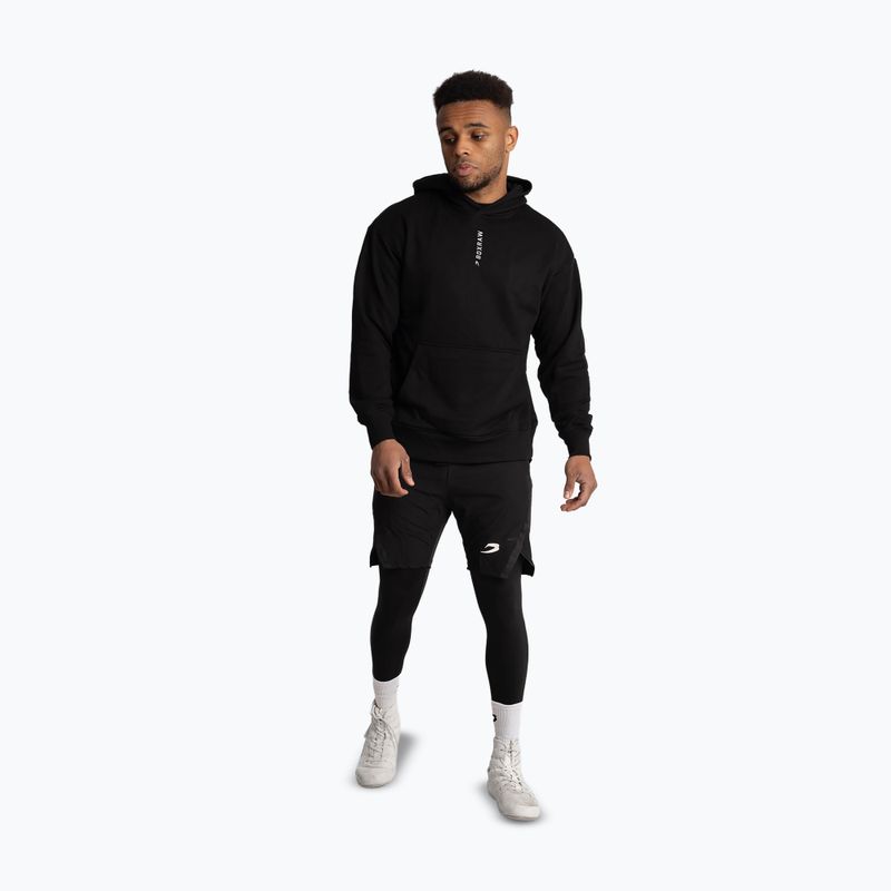 Férfi pulóver Boxraw Strike Oversized Hoodie black 2