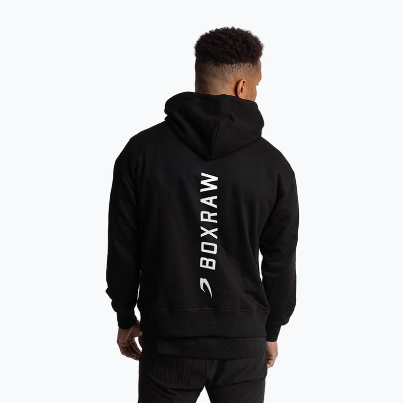 Férfi pulóver Boxraw Strike Oversized Hoodie black 3