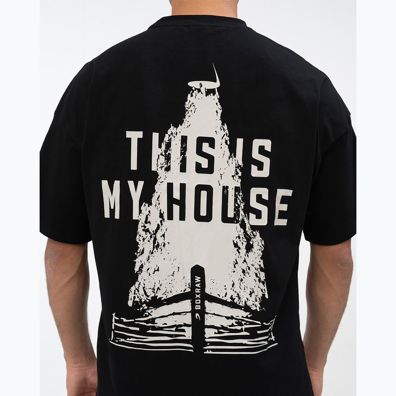 Férfi póló BOXRAW This Is My House Oversized black 6