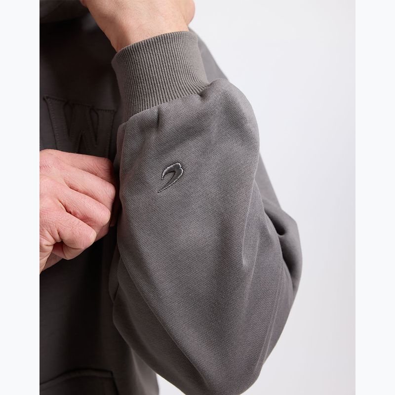 Férfi pulóver BOXRAW East Street Hoodie distressed grey 8