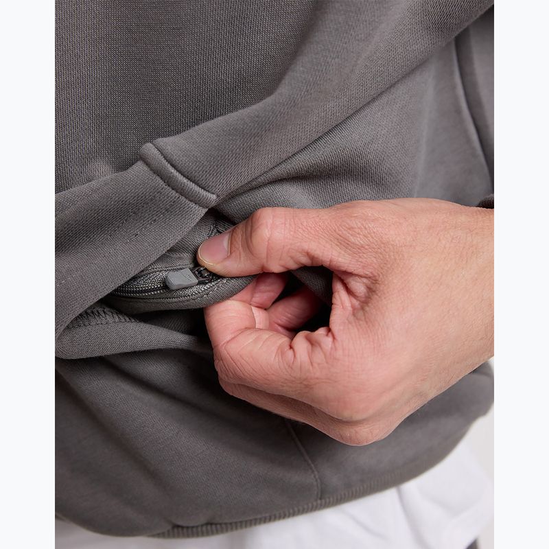 Férfi pulóver BOXRAW East Street Hoodie distressed grey 9