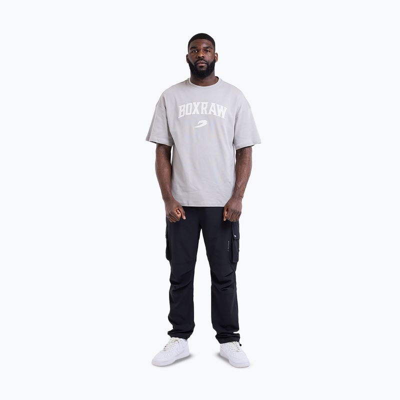 Férfi póló Boxraw East Street Oversized T-Shirt Grey 2