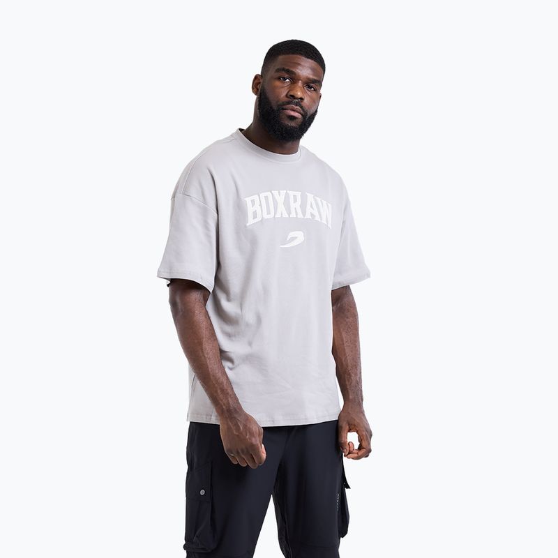 Férfi póló Boxraw East Street Oversized T-Shirt Grey 5