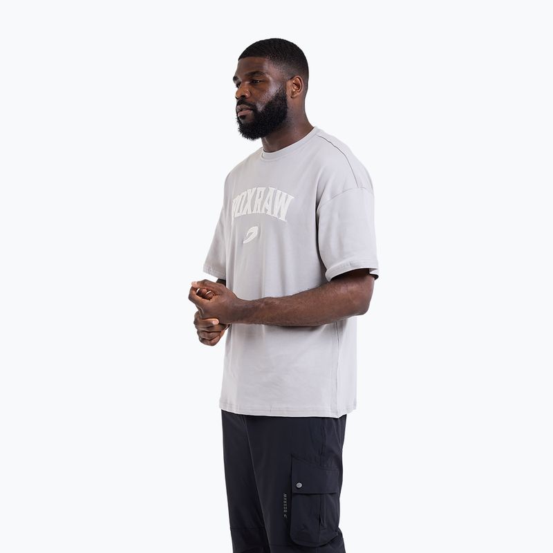 Férfi póló Boxraw East Street Oversized T-Shirt Grey 7