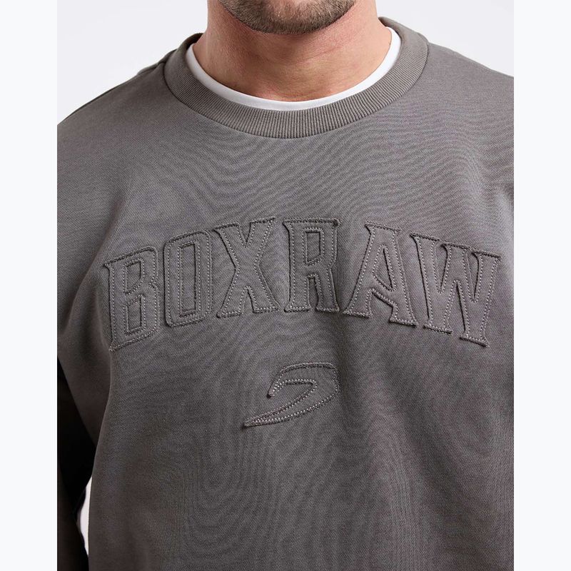 Férfi pulóver Boxraw East Street Sweatshirt distressed grey 7