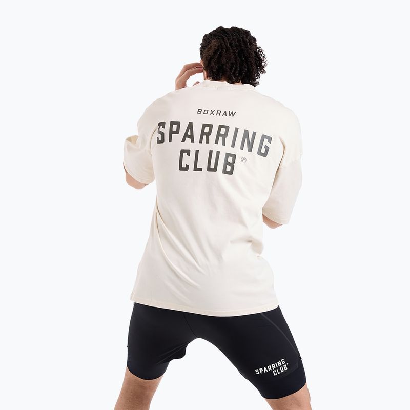 Férfi póló BOXRAW Sparring Club Oversized washed beige 6