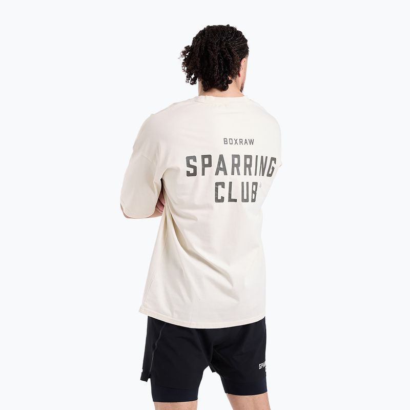 Férfi póló BOXRAW Sparring Club Oversized washed beige 7