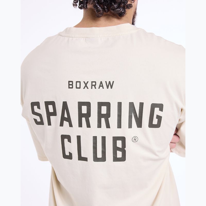 Férfi póló BOXRAW Sparring Club Oversized washed beige 9
