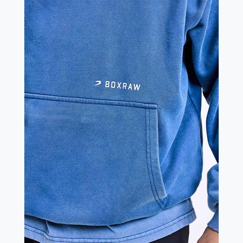 Férfi pulóver BOXRAW Sparring Club Oversized Hoodie washed baby blue 8