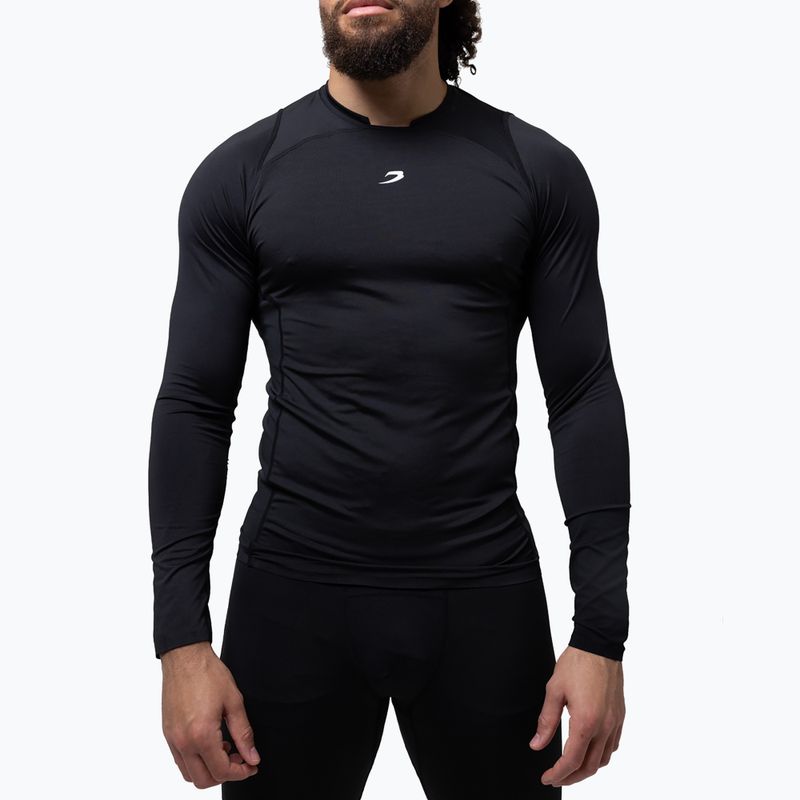 Férfi hosszú ujjú póló BOXRAW Saddler Compression black