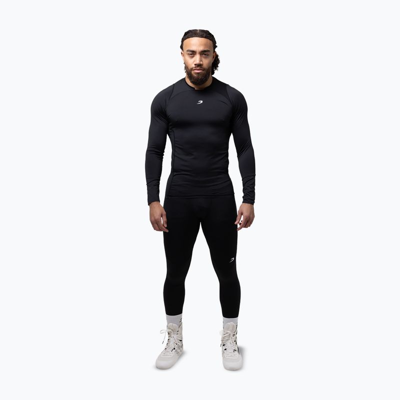Férfi hosszú ujjú póló BOXRAW Saddler Compression black 2
