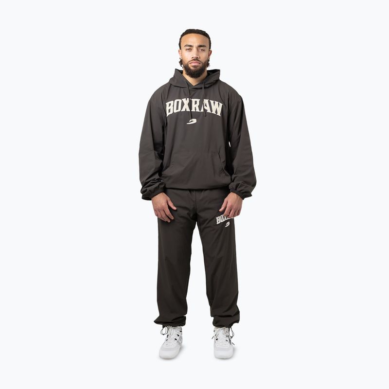 Férfi pulóver BOXRAW East Street Shell Hoodie charcoal 2