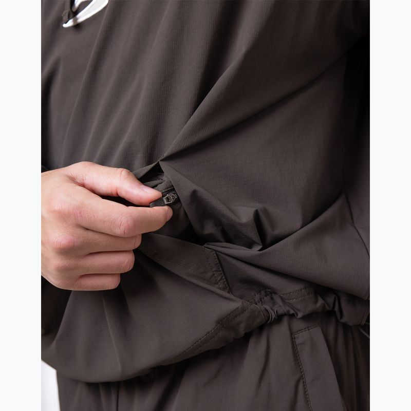 Férfi pulóver BOXRAW East Street Shell Hoodie charcoal 7