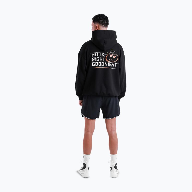 Férfi pulóver BOXRAW Hook Right Goodnight Oversized Hoodie black 3