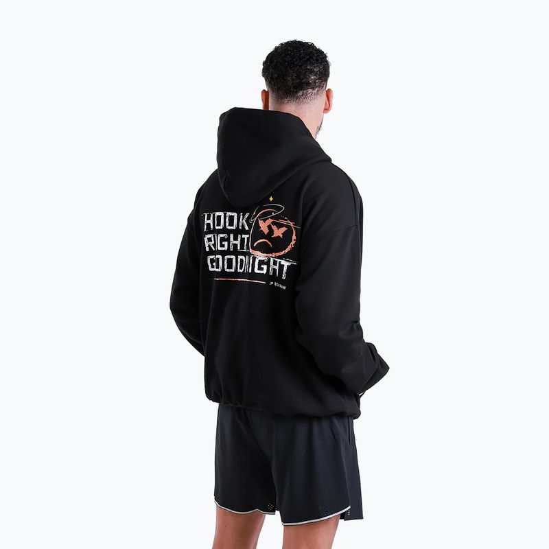 Férfi pulóver BOXRAW Hook Right Goodnight Oversized Hoodie black 5