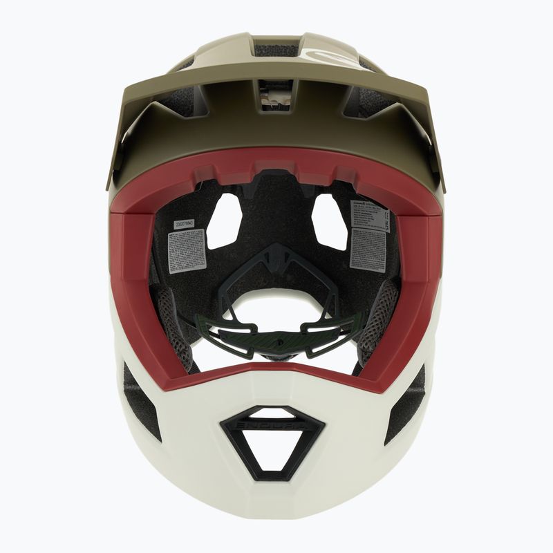 Endura Singletrack Full Face kerékpáros bukósisak tweed zöld 2