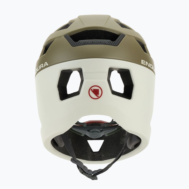 Endura Singletrack Full Face kerékpáros bukósisak tweed zöld 4