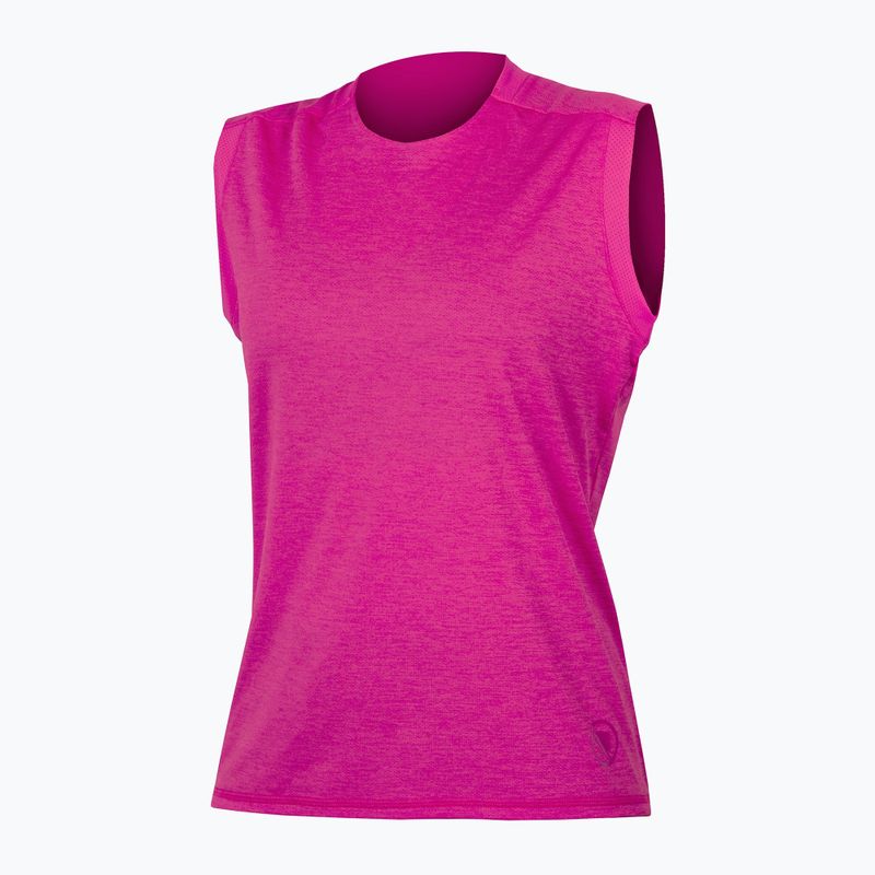 Női kerékpáros mez Endura Singletrack Shirt W rózsaszín pop