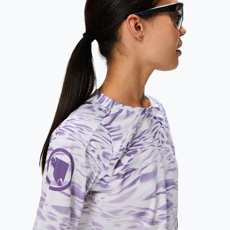 Női kerékpáros hosszú ujjú Endura Marble Ltd W heather 5
