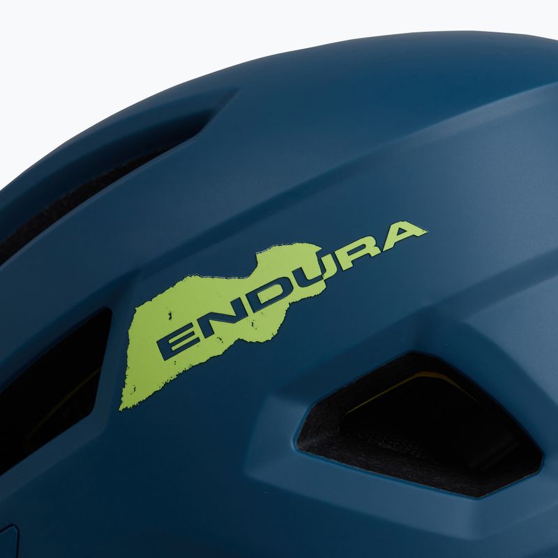 Endura Hummvee Youth barra kék gyermek kerékpáros sisak 4