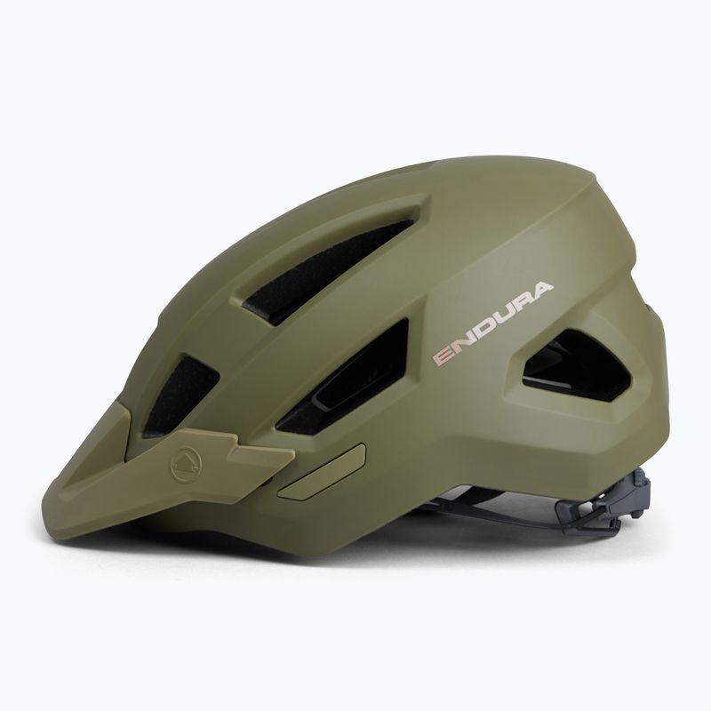 Endura Hummvee tweed zöld kerékpáros sisak 2