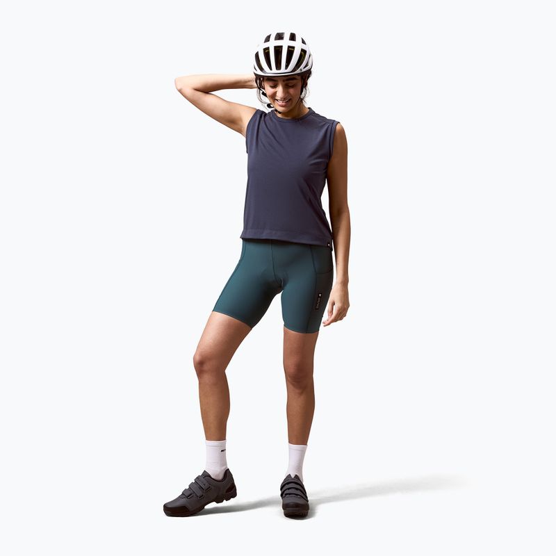 Női kerékpáros rövidnadrág Endura Loop Bibshort teal 2