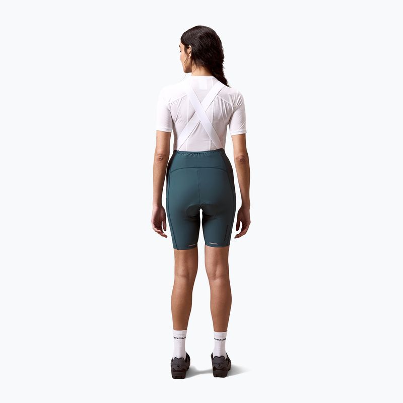 Női kerékpáros rövidnadrág Endura Loop Bibshort teal 4