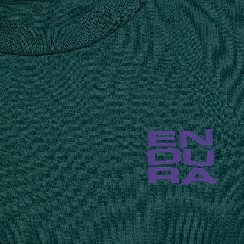 Endura Stacked Logo Graphic póló teal színben 2