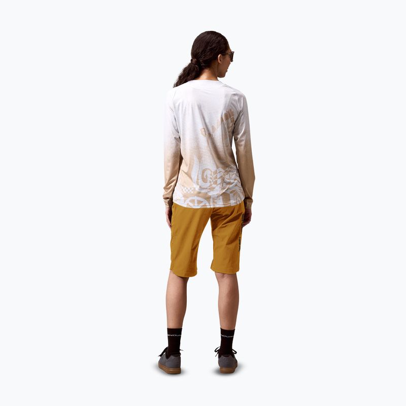 Női kerékpáros hosszú ujjú felső Endura Singletrack Print W aero blue 4