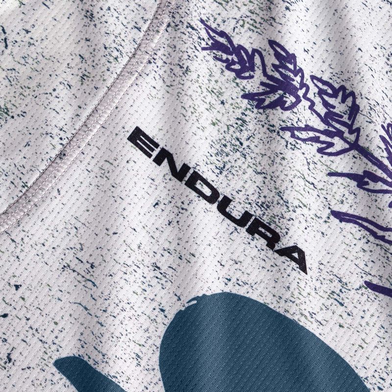 Női kerékpáros mez Endura Singletrack Print W aero blue 10