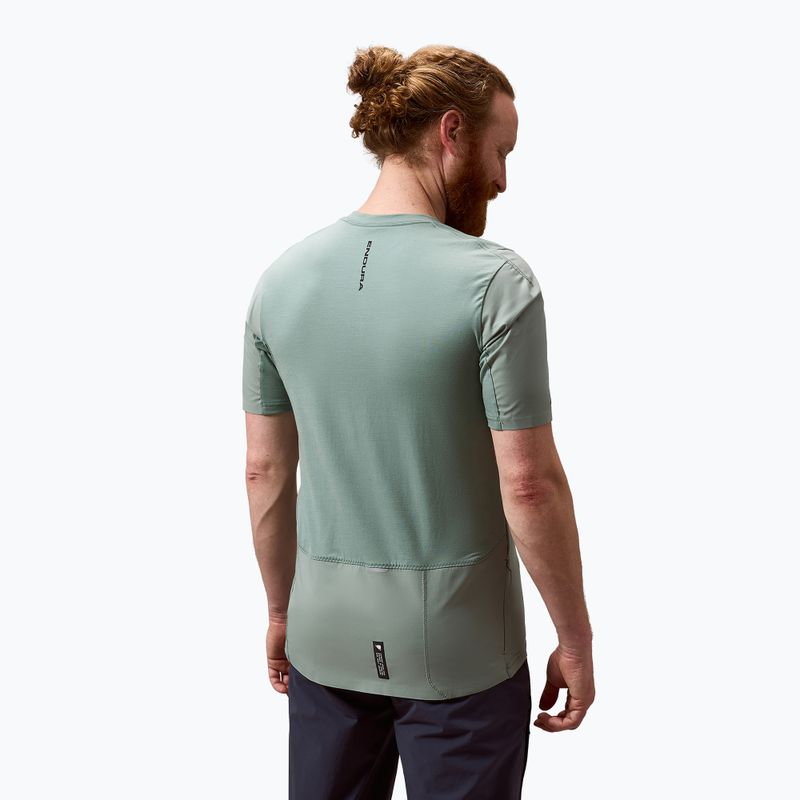Férfi kerékpáros mez Endura Alltrack Ride Tech sage green 4