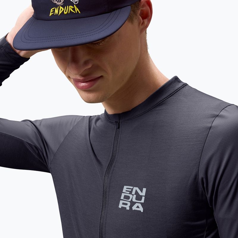 Férfi kerékpáros hosszú ujjú póló Endura Alltrack Ride carbon grey 5