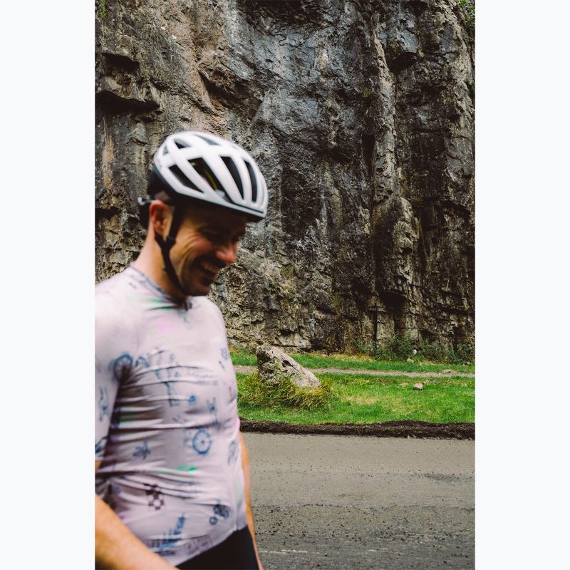 Férfi kerékpáros mez Endura Pro SL Print titanium 8