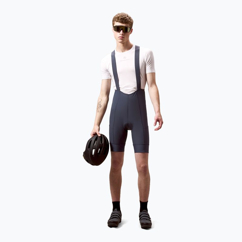 Férfi kerékpáros rövidnadrág Endura Loop Bibshort carbon grey 2