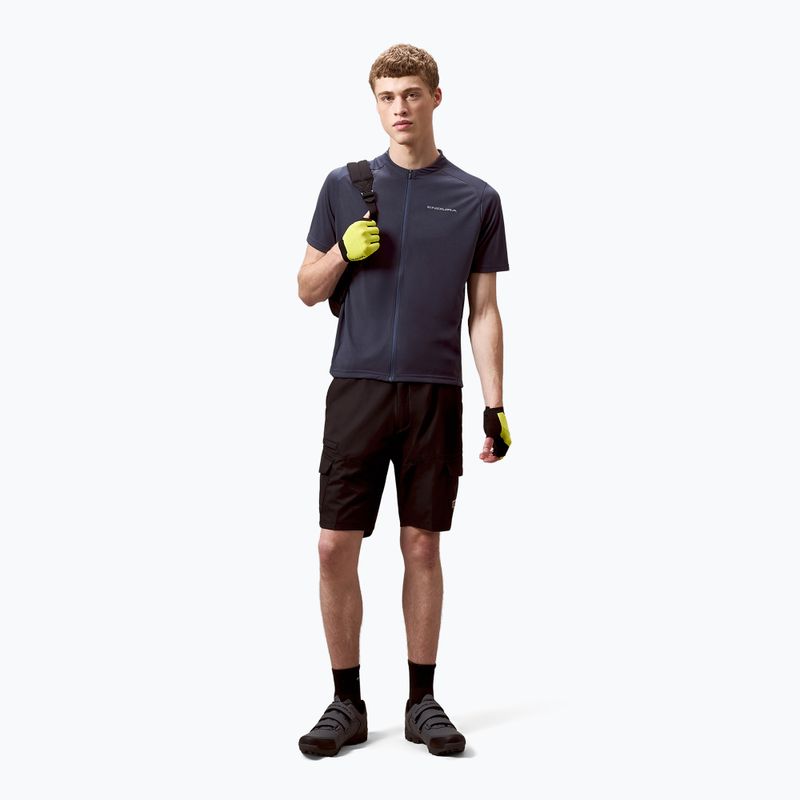 Férfi kerékpáros mez Endura Loop Zipped carbon grey 2