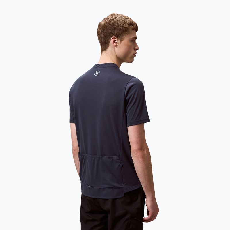 Férfi kerékpáros mez Endura Loop Zipped carbon grey 3