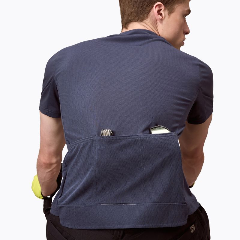 Férfi kerékpáros mez Endura Loop Zipped carbon grey 6