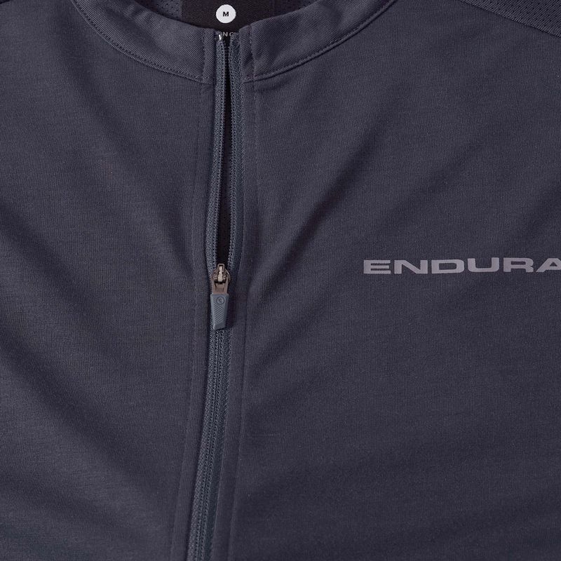Férfi kerékpáros mez Endura Loop Zipped carbon grey 9
