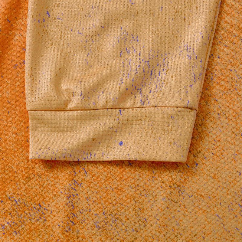 Férfi kerékpáros hosszú ujjú póló Endura Singletrack Print end orange 8