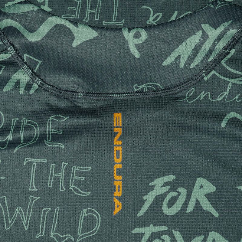 Férfi kerékpáros hosszú ujjú póló Endura Singletrack Print carbon grey 4